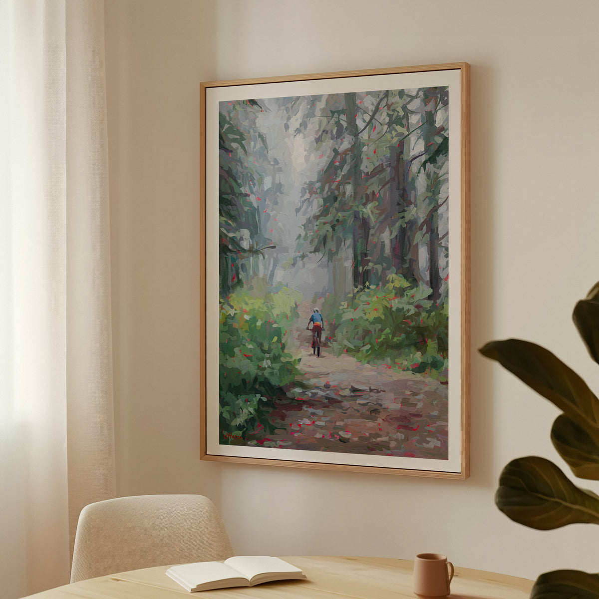 Foggy Ride Print