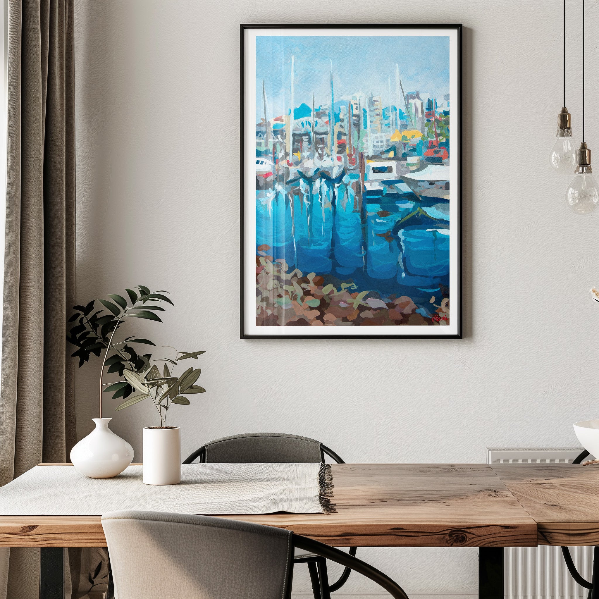 False Creek Boats Print