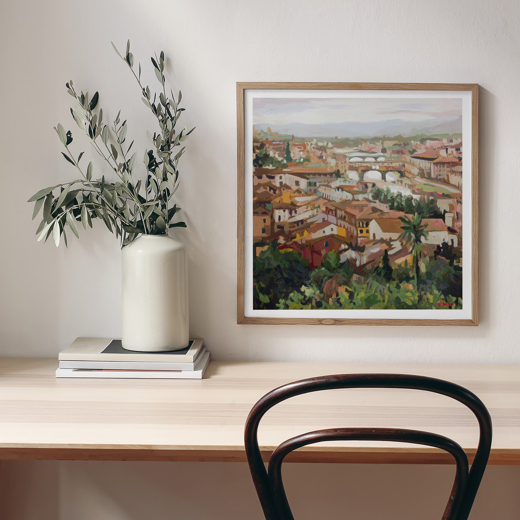 Piazza Michelangelo (Florence) Print