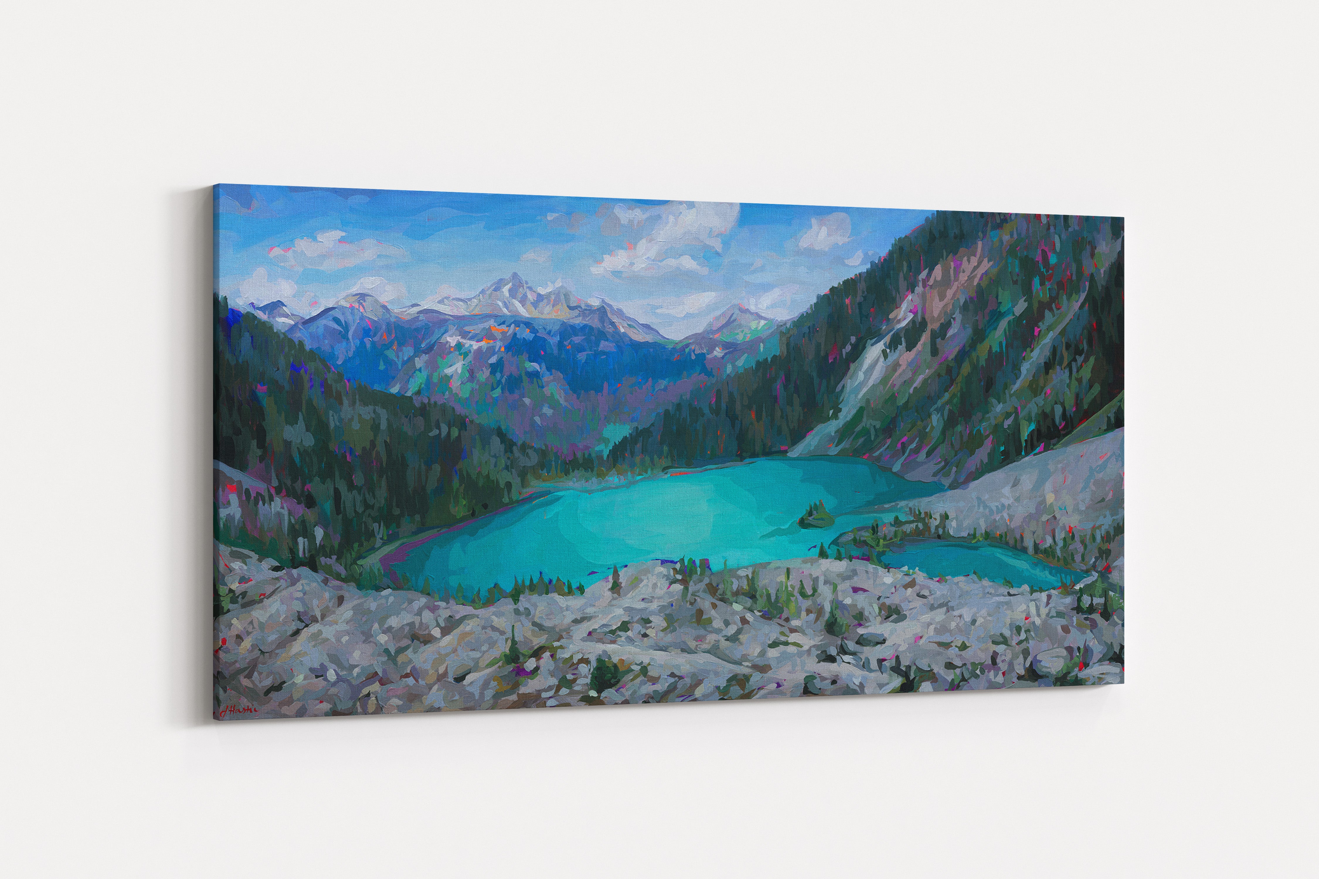 Upper Joffre Lake - View from Above Print