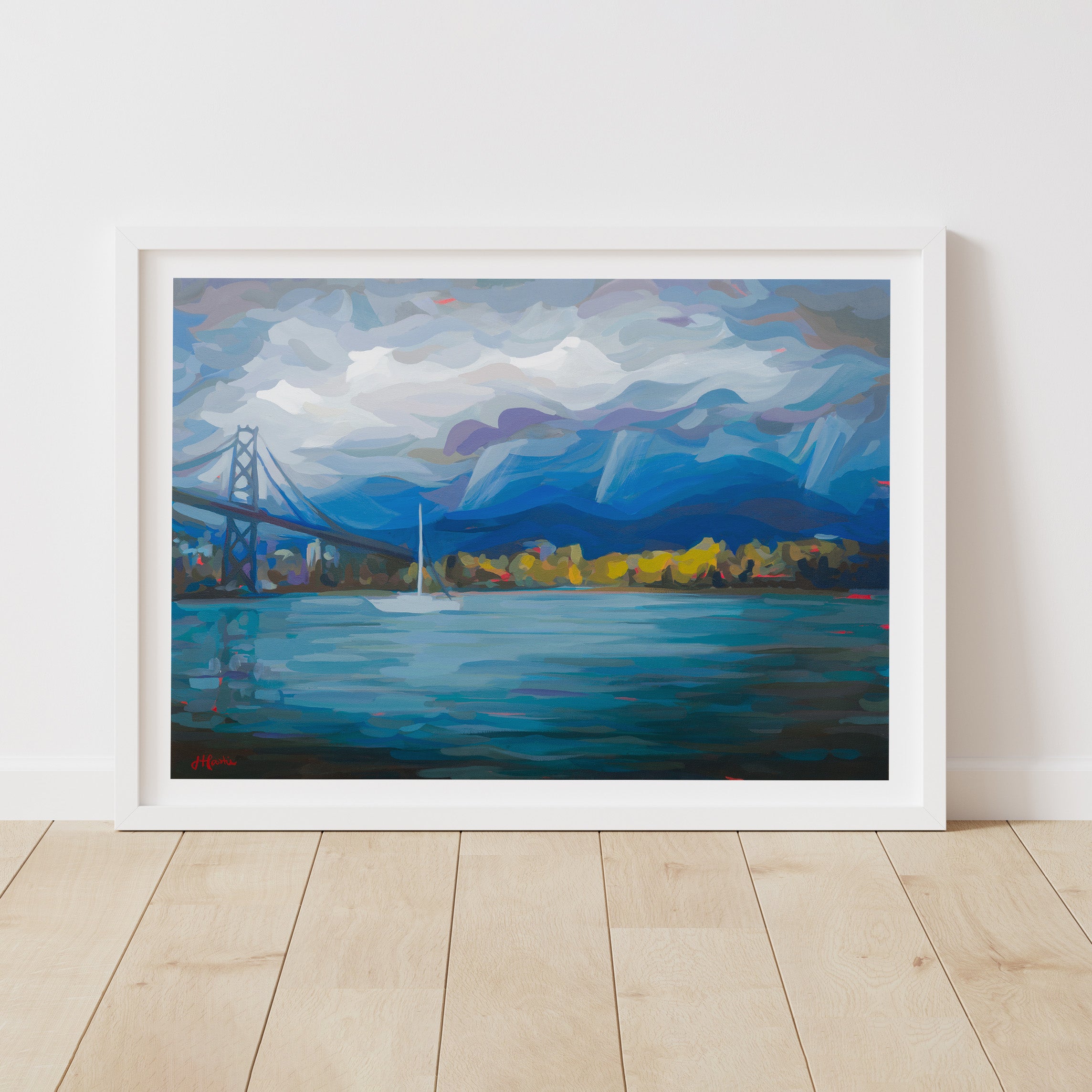 Raining in North Vancouver Print