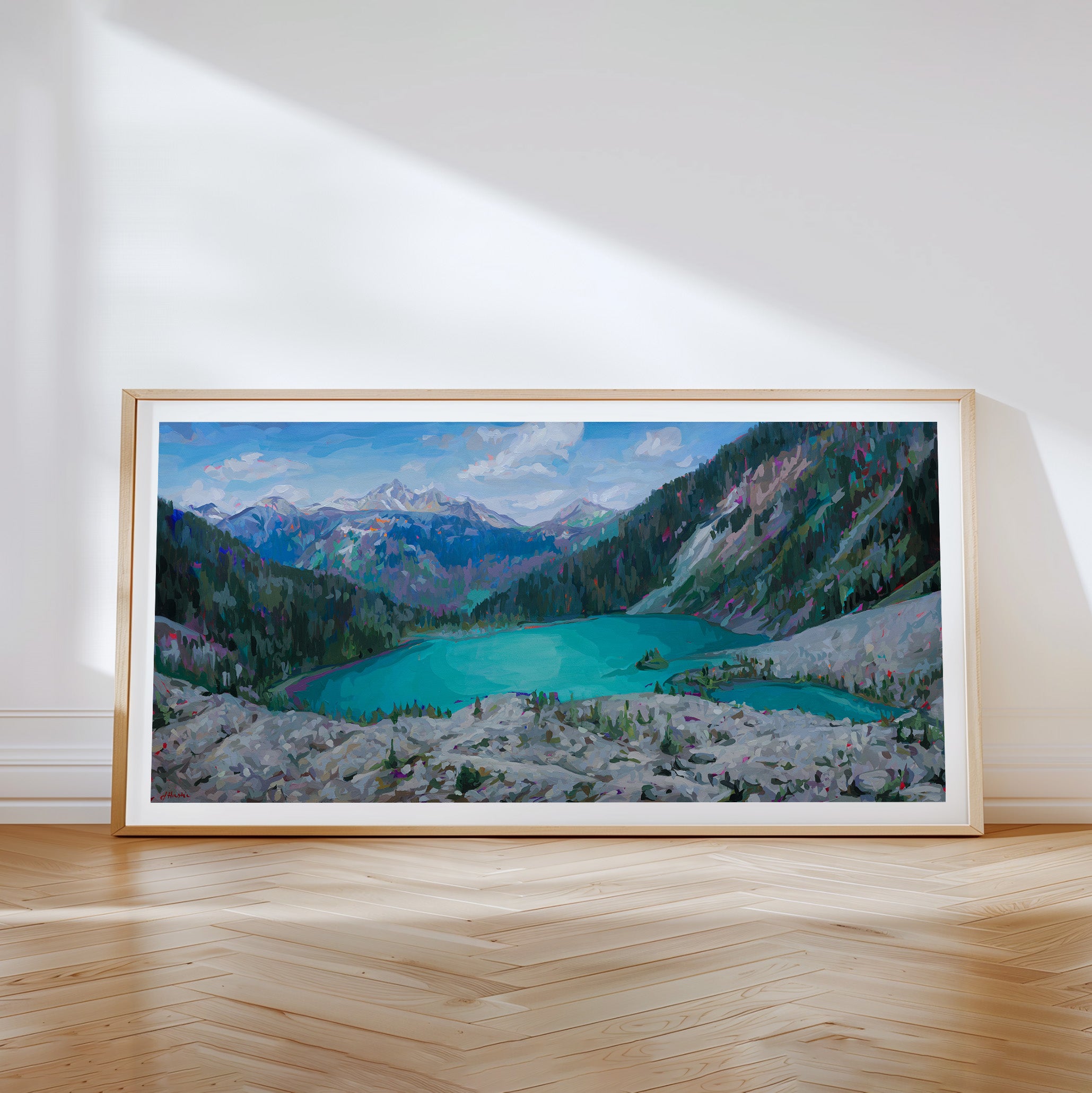 Upper Joffre Lake - View from Above Print