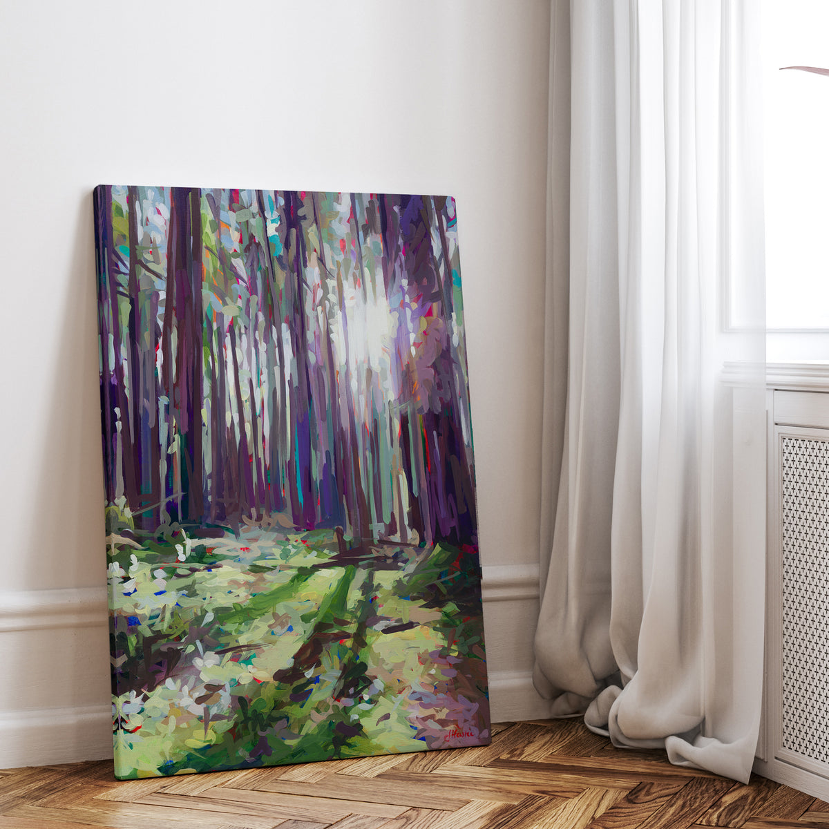 Sunlit Clearing Print