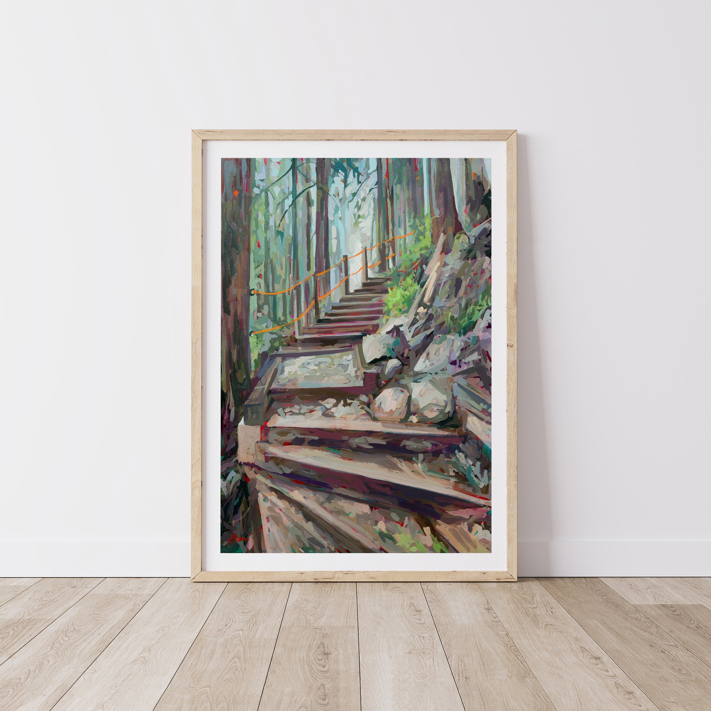 Grouse Grind - Looking Up Print