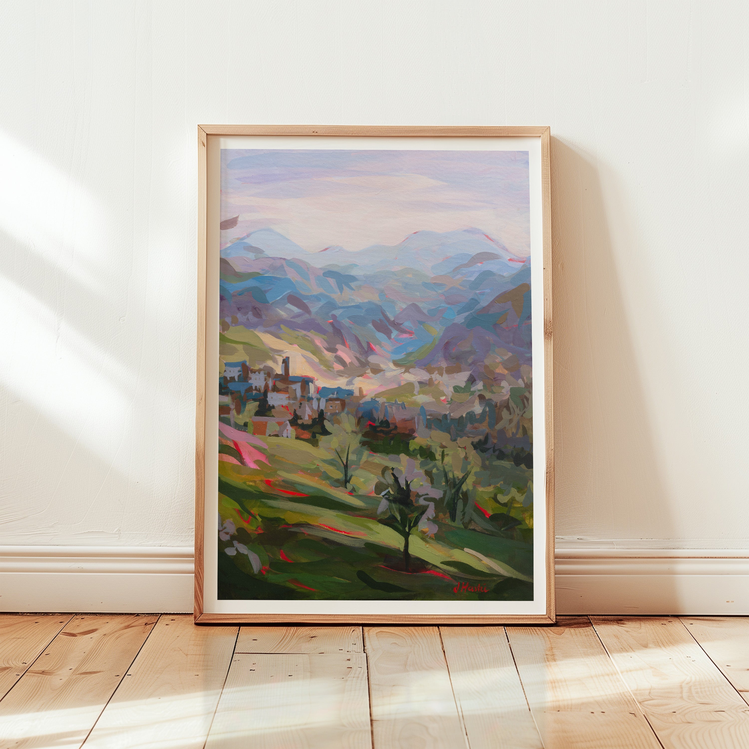 Italian Hillside Print