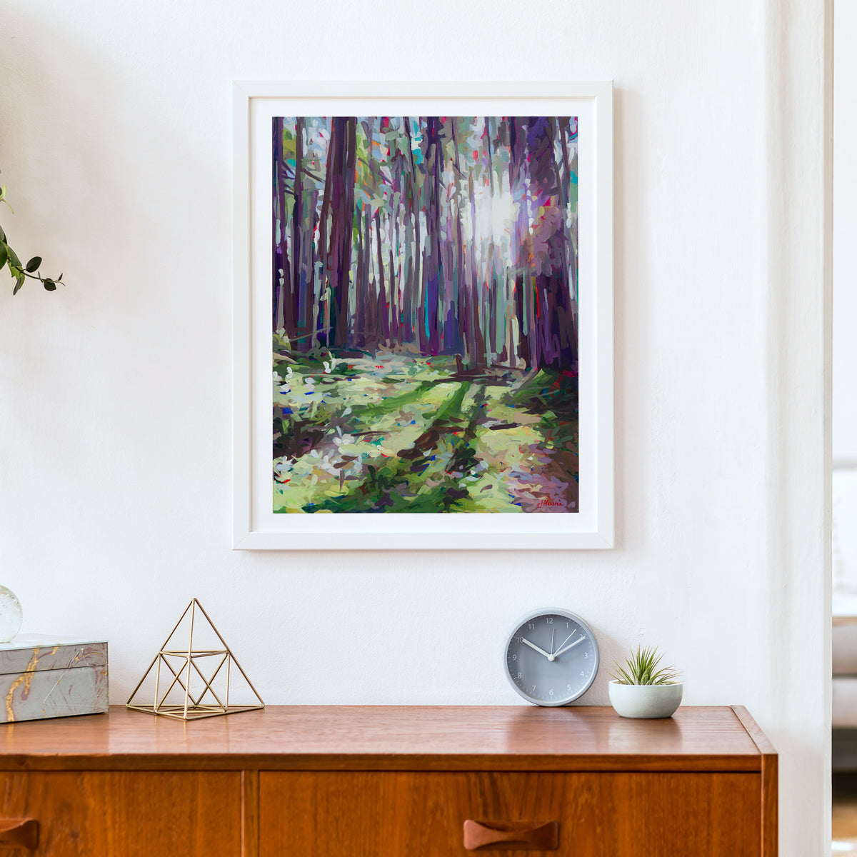 Sunlit Clearing Print