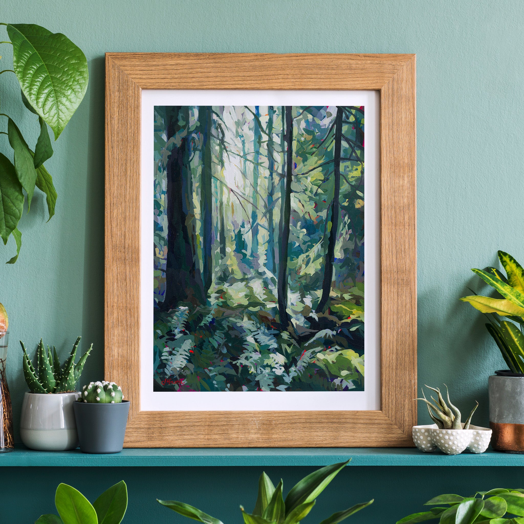 Emerald Light Print