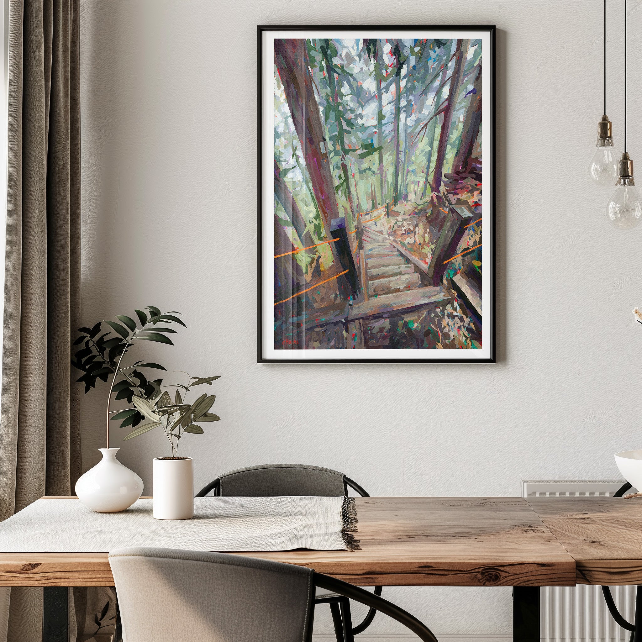 Grouse Grind - Looking Back Print