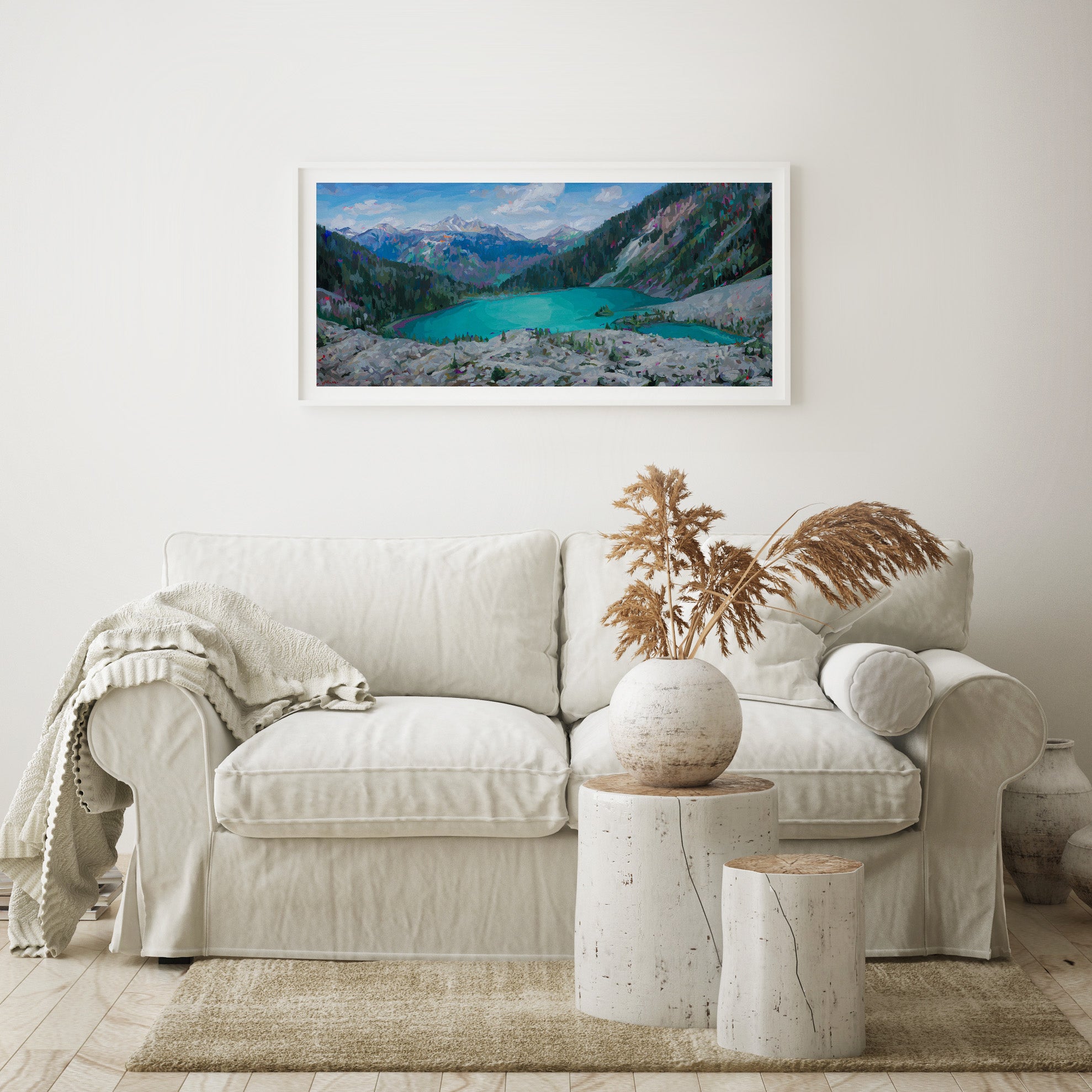 Upper Joffre Lake - View from Above Print