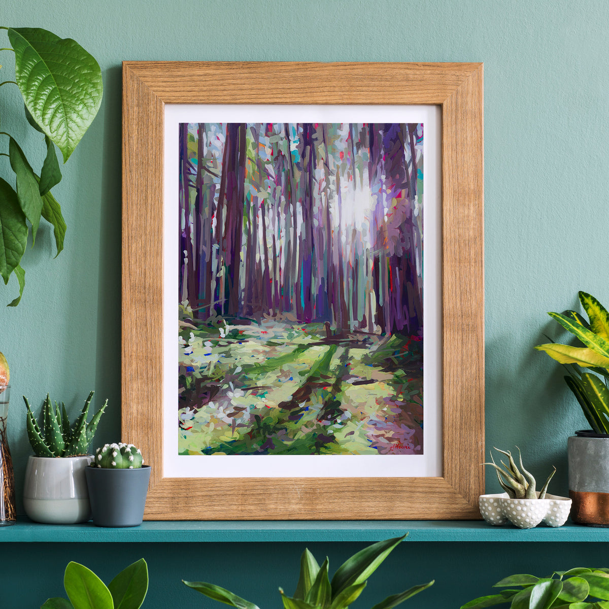 Sunlit Clearing Print