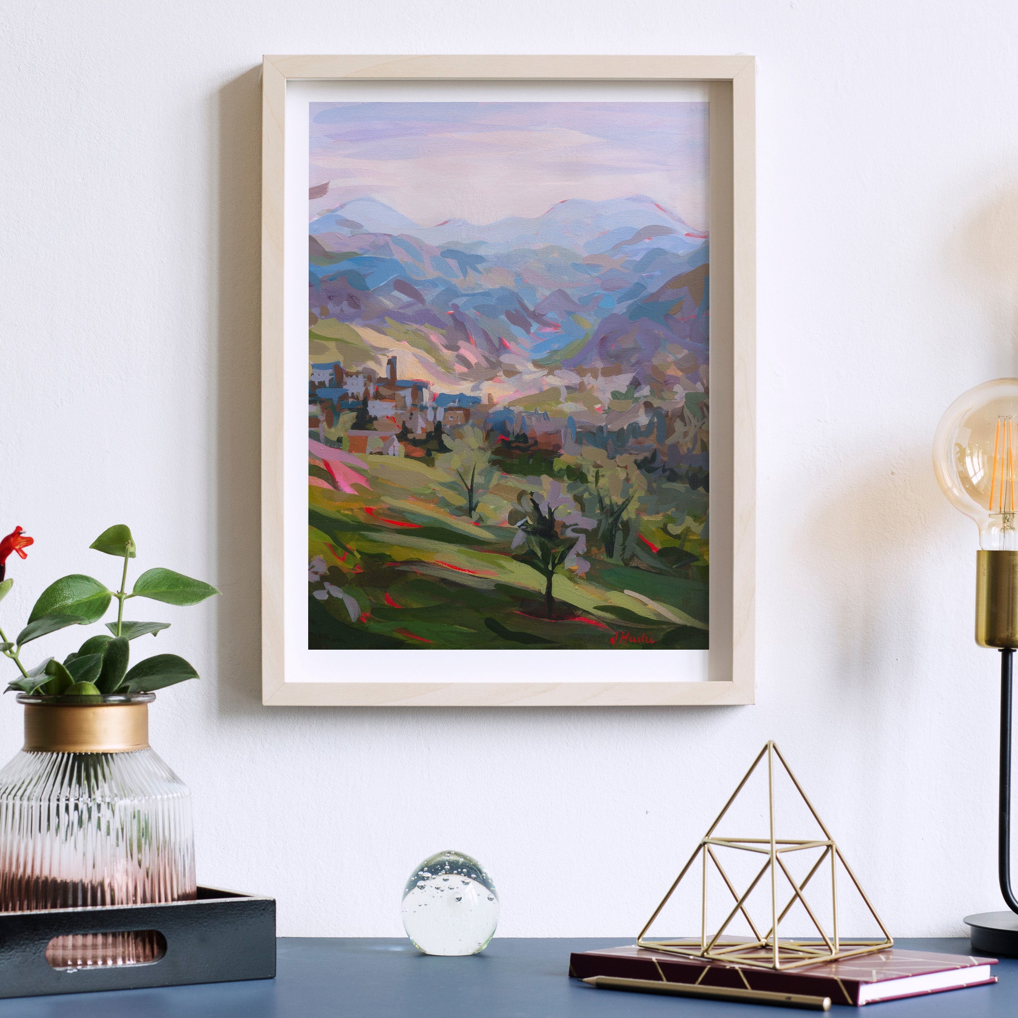 Italian Hillside Print