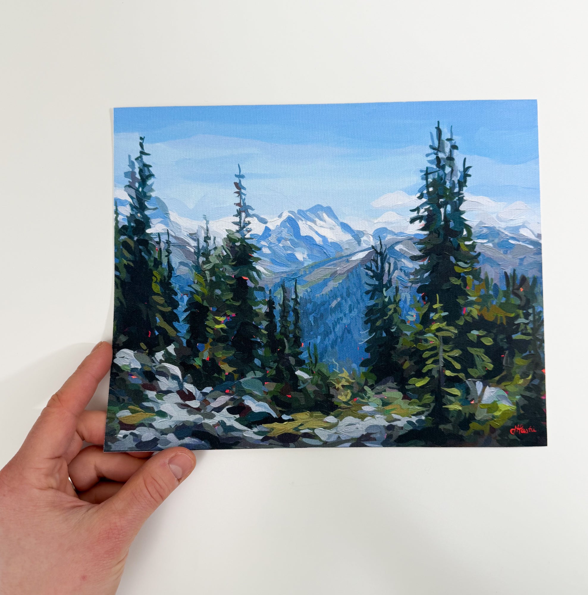 Blackcomb Hike Print - Signed