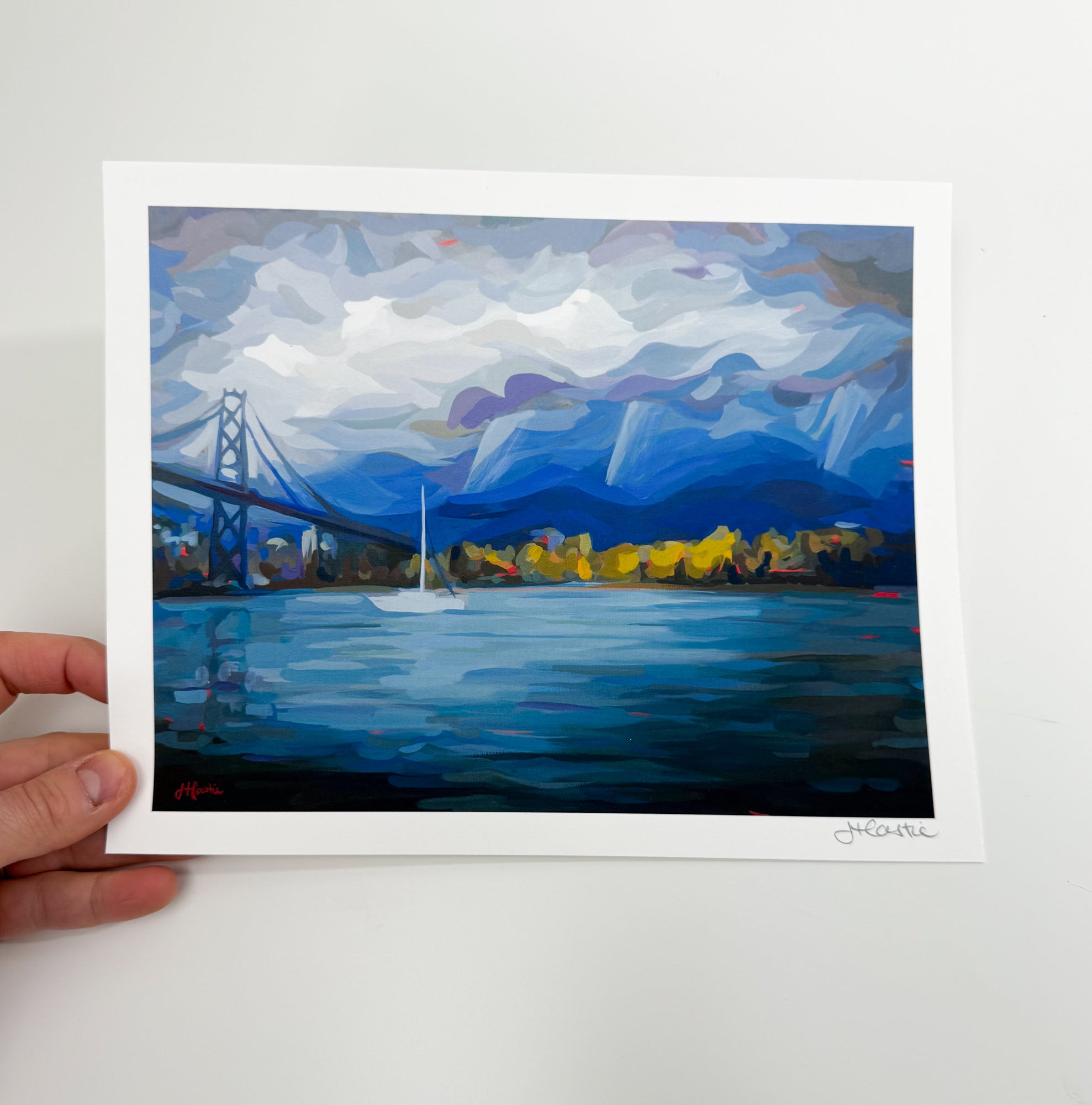 Raining in North Vancouver Print - Signed