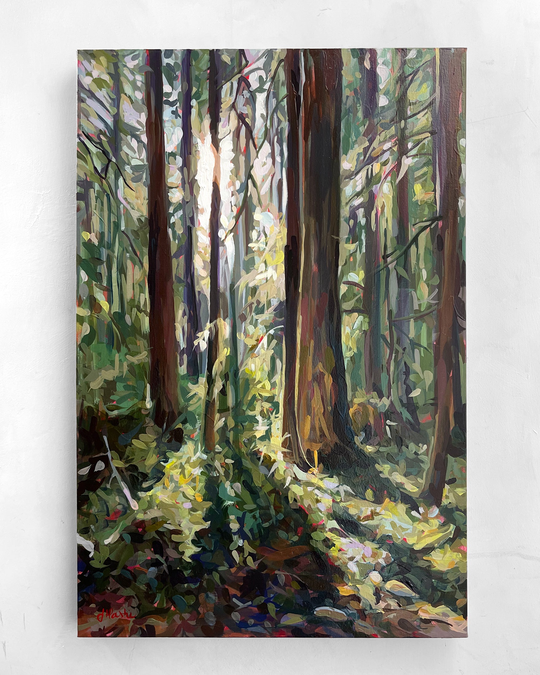 Forest Paintings by Joanne Hastie