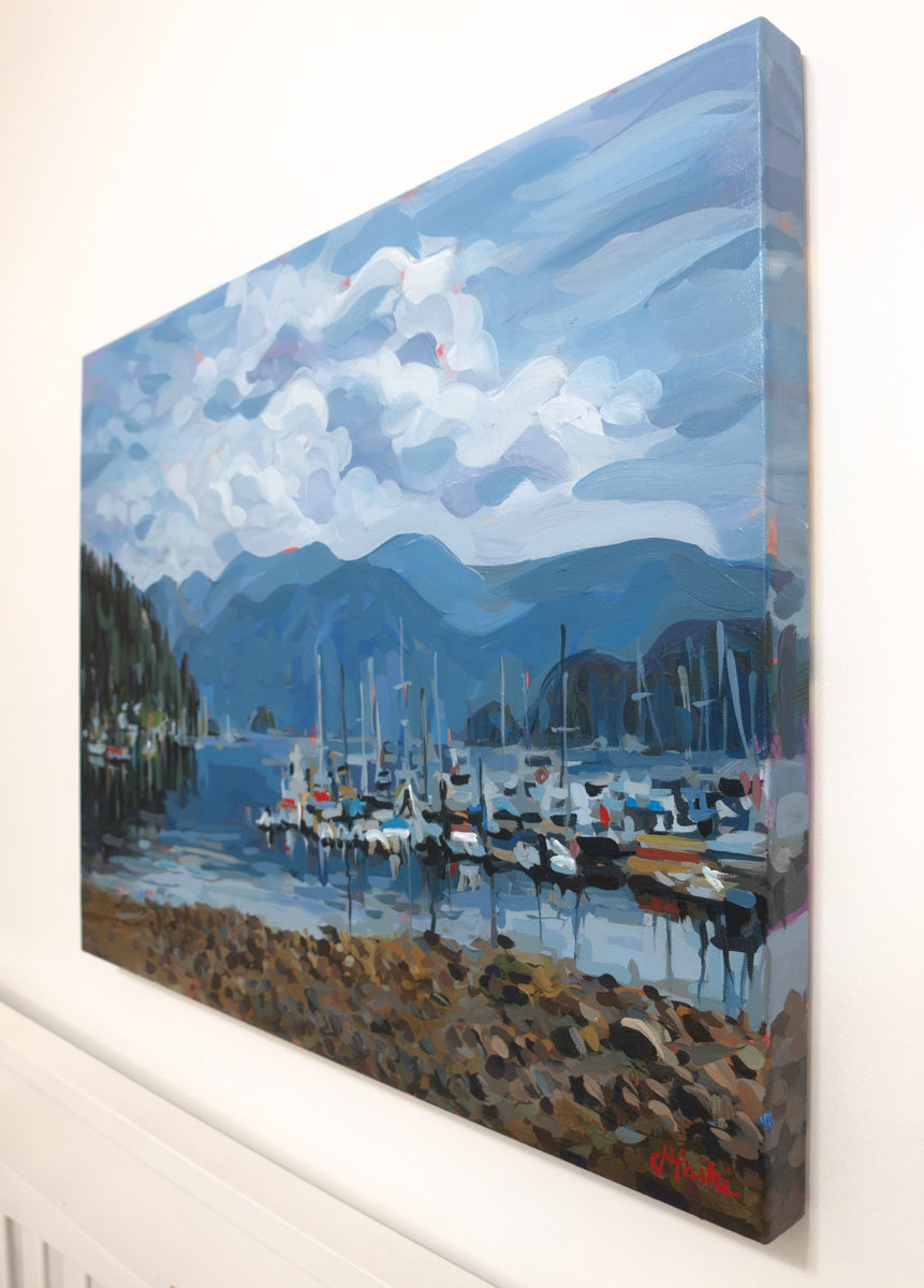 Deep Cove Original Painting by Vancouver artist Joanne Hastie