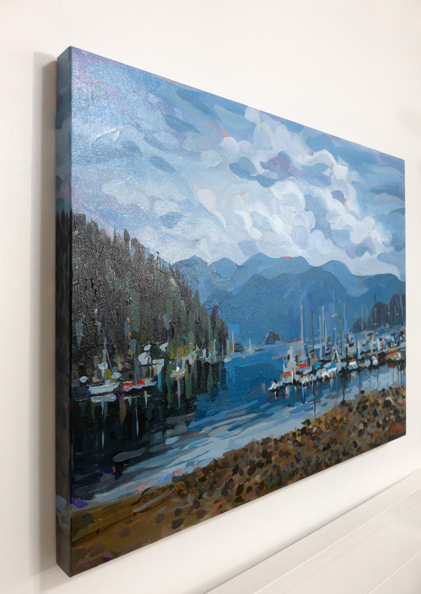 Deep Cove Original Painting by Vancouver artist Joanne Hastie