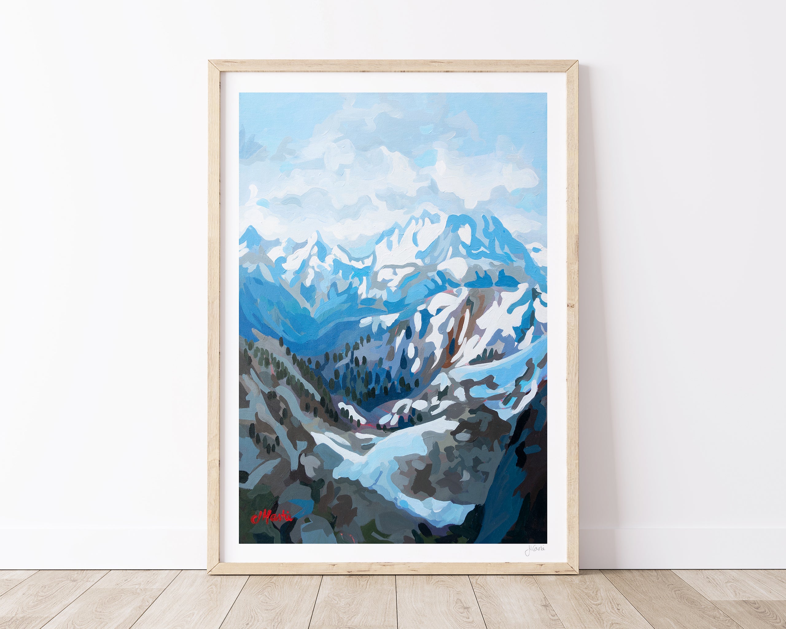 Whistler Glacier Print