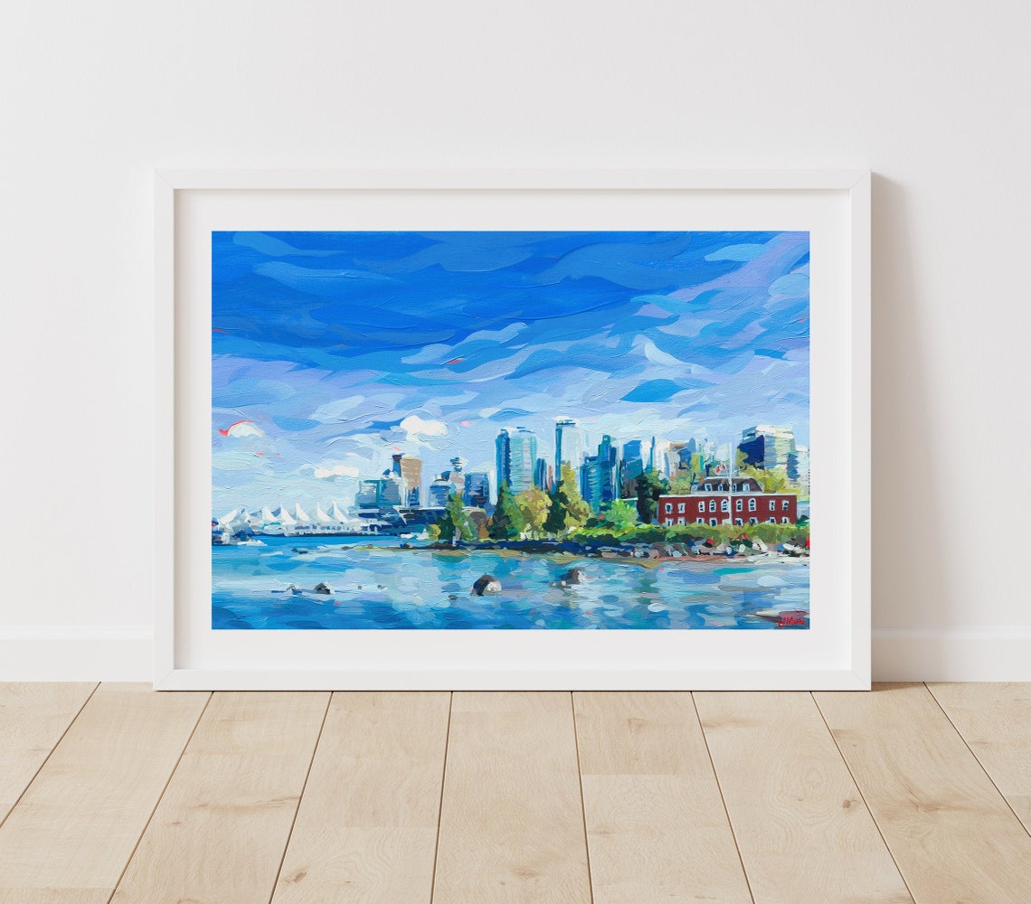 Vancouver Skyline Print